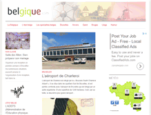 Tablet Screenshot of belgique.com